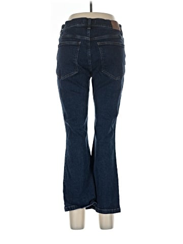 Madewell Kick Out Crop Jeans in Larkspur Wash (view 2)