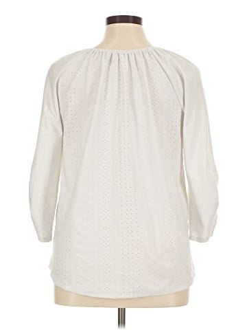 NY Collection 3/4 Sleeve Blouse (view 2)