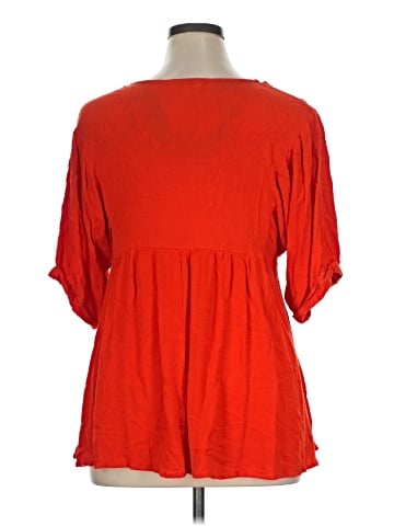 Umgee Short Sleeve Blouse (view 2)