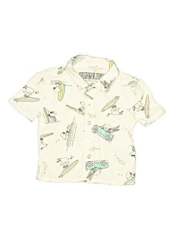 Peanuts Short Sleeve Button-Down Shirt (view 1)