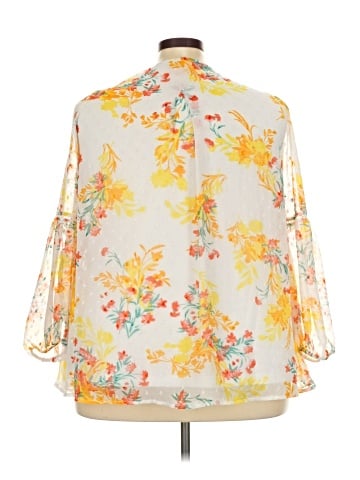 Jessica London 3/4 Sleeve Blouse (view 2)