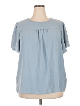 Shein Curve Short Sleeve Blouse (view 1)