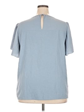 Shein Curve Short Sleeve Blouse (view 2)