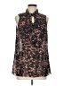 CAbi 100% Polyester Black Sleeveless Blouse Size L - photo 1