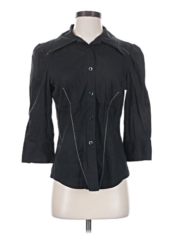 Just Cavalli 3/4 Sleeve Button-Down Shirt (view 1)