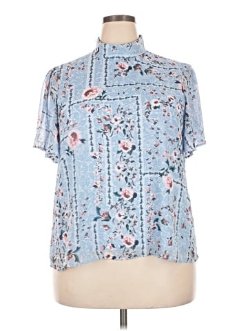 LC Lauren Conrad Short Sleeve Turtleneck (view 1)