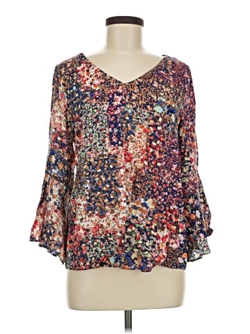 Jennie & Marlis 3/4 Sleeve Blouse (view 1)