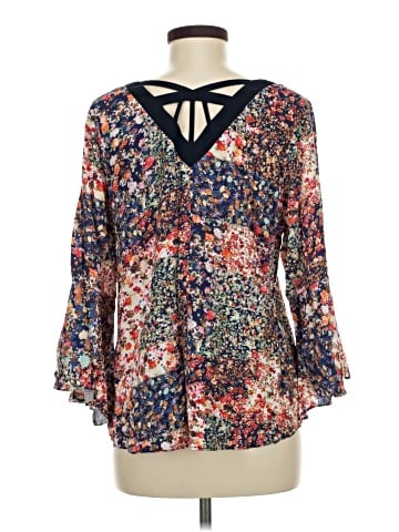 Jennie & Marlis 3/4 Sleeve Blouse (view 2)