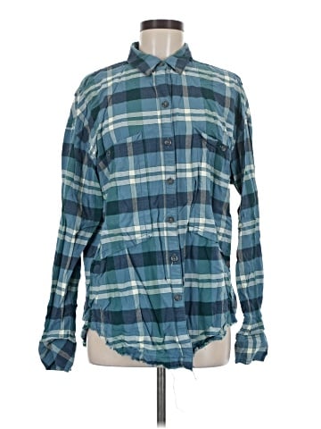Free People Long Sleeve Button-Down Shirt (view 1)