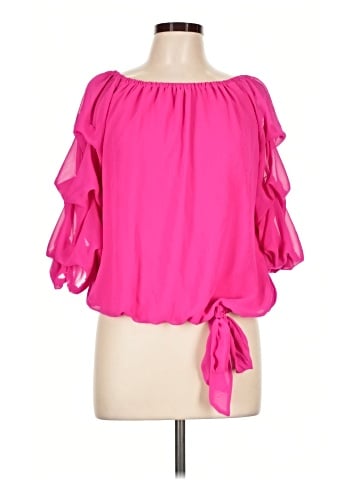 Coco Bianco 3/4 Sleeve Blouse (view 1)