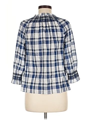 Talbots 3/4 Sleeve Button-Down Shirt (view 2)