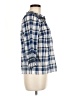 Talbots Plaid Blue 3/4 Sleeve Button-Down Shirt Size Med Petite - photo 4