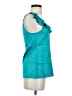 Theory Solid Teal Sleeveless Blouse Size P (petite) - photo 4