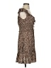 Assorted Brands Animal Print Brown Casual Dress Size S (estimated) - photo 4
