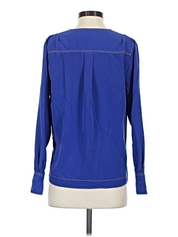 Rag & Bone Long Sleeve Silk Top (view 2)