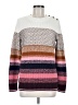 Talbots Stripes White Pink Pullover Sweater Size M - photo 1