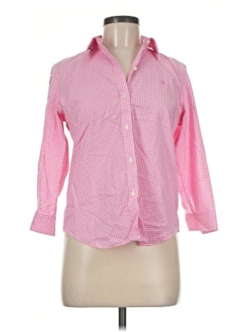 Lauren by Ralph Lauren 3/4 Sleeve Button-Down Shirt (view 1)