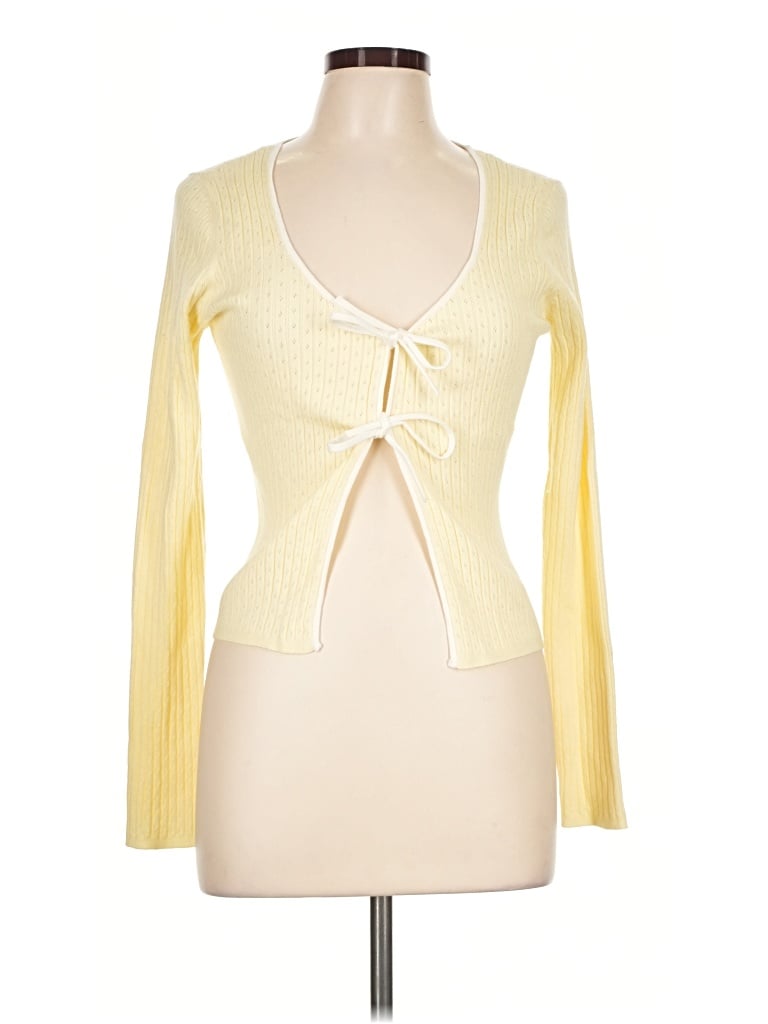 Sincerely Jules Cardigan Sweater In Yellow