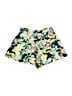 Parker 100% Silk Floral Yellow Shorts Size 2 - photo 1