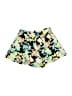 Parker 100% Silk Floral Yellow Shorts Size 2 - photo 2
