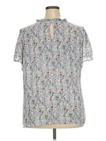 Rose + Olive Short Sleeve Blouse (view 2)