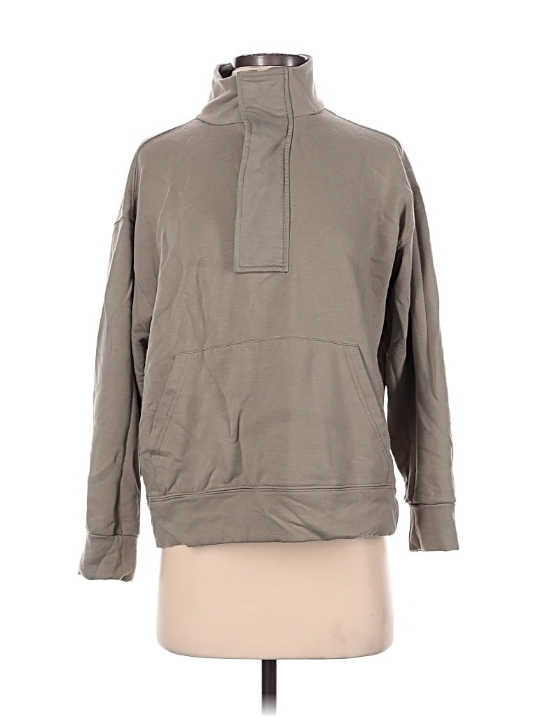 Pre-owned Mary Square Pullover Sweater In Gray