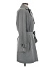 Talbots 100% Polyester Gray Trenchcoat Size 6 - photo 4