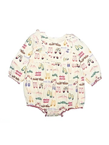 Pink Chicken Long Sleeve Onesie (view 1)