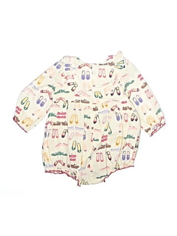 Pink Chicken Long Sleeve Onesie (view 2)