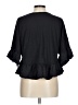 Francesca's Black 3/4 Sleeve Top Size L - photo 2