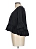 Francesca's Black 3/4 Sleeve Top Size L - photo 5
