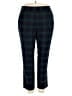 Talbots Plaid Green Casual Pants Size 18 - photo 1