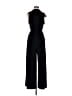 Nina Leonard Solid Black Jumpsuit Size L - photo 1