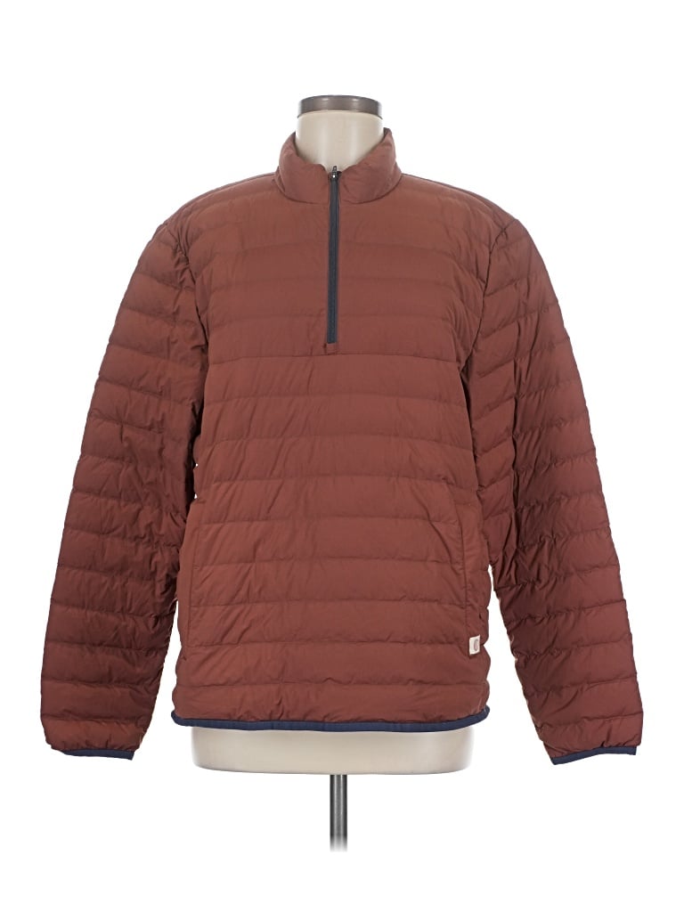 Pre-owned Marine Layer Jacket In Brown