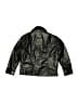 Assorted Brands 100% Polyester Solid Black Faux Leather Jacket Size 4 - photo 2