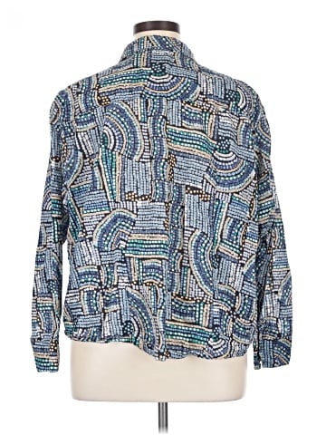 Nic + Zoe 3/4 Sleeve Button-Down Shirt (view 2)