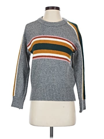 Madewell Striped Heath Pullover Sweater (view 1)