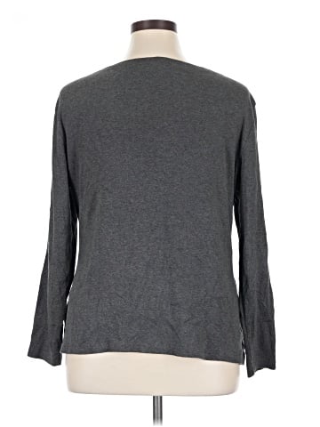 Karen Scott Long Sleeve Blouse (view 2)