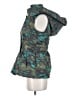 Nanette Lepore Camo Teal Green Vest Size S - photo 5