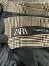 Zara Plaid Gray Blazer Size 8 - photo 6