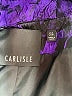 Carlisle 100% Acetate Print Purple Jacket Size 8 - photo 6
