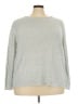 Eileen Fisher 100% Linen Metallic Silver Pullover Sweater Size 3X - photo 1