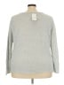 Eileen Fisher 100% Linen Metallic Silver Pullover Sweater Size 3X - photo 2