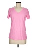 Danskin Now 100% Polyester Pink Short Sleeve Top Size 8 - photo 1