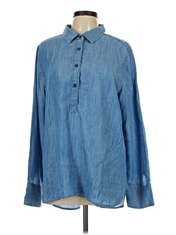Lands' End Long Sleeve Button-Down Shirt (view 1)