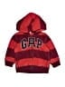 Baby Gap 100% Polyester Stripes Red Zip Up Hoodie Size 12-18 mo - photo 1