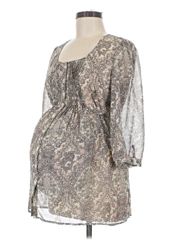 Motherhood Long Sleeve Blouse (view 1)