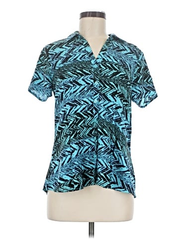 Dana Buchman Short Sleeve Blouse (view 1)