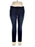 Old Navy Solid Blue Jeans Size 14 Petite - photo 1