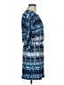 Guess Print Blue Casual Dress Size 6 - photo 4